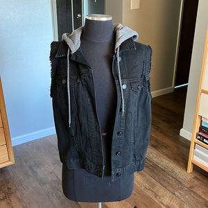 Black denim Urban Outfitters vest
